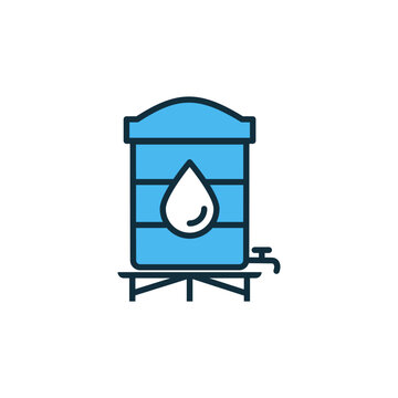 water tank icon vector design templates