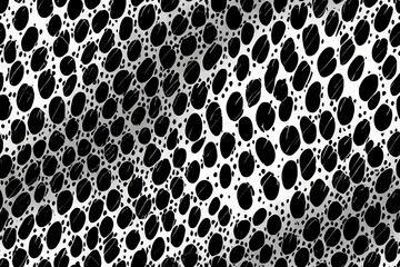 seamless pattern. Leopard black and white skin texture. High quality 2d illustration