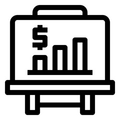 Presentation Icon Outline