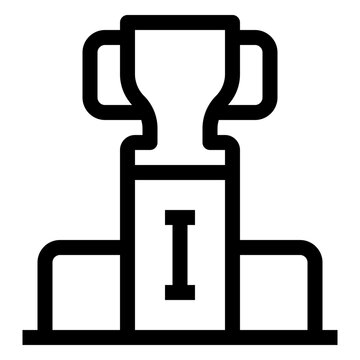 recommend clip art: Podium Icon Outline
