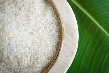 jasmine organic rice in Thailand foods, selection fucus , 