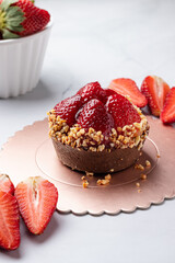 strawberries pie