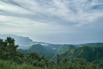 Fototapeta na wymiar view of a coastline in bali