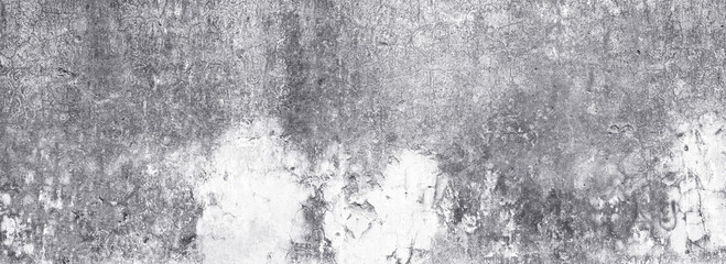 Concrete wall texture for background and wallpaper. Abstract rough wall pattern panoramic dimensions.