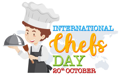 International Chef Day Poster Design