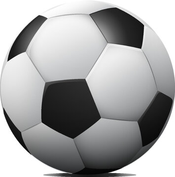 3D soccer ball isolated