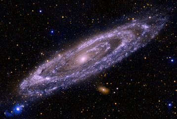 Galaxy M31 in constellation Andromeda.