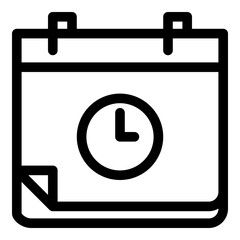 deadline icon illustration