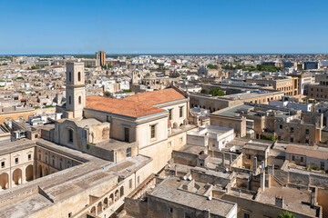 Fototapeta na wymiar Lecce - vista dall'alto