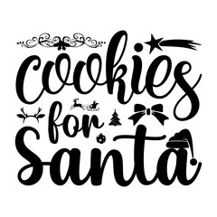 Christmas Typography T-shirt Design