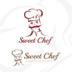 Chef logo template