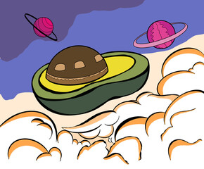 Ufo avocado