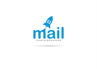 Rocket mail logo, Mail icon. Envelope sign. Email notification. Logo template.  Email icon. Letter. Mailbox. Contact form. Important message. Add to favorites. Letter icon. Favorite message. 
