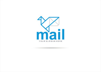 Bird mail logo, Mail icon. Envelope sign. Email icon. Letter. Mailbox. Contact form. Important message. Add to favorites. Letter icon. Favorite message. Email notification. Logo template. 