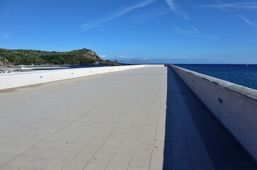 Marina di Camerota - Terrazza del molo sopraflutto