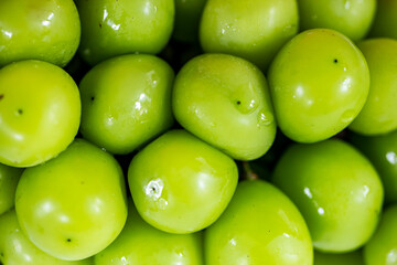 Close up photo of Shine Muscat Grape