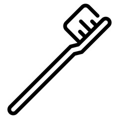 toothbrush Outline icon