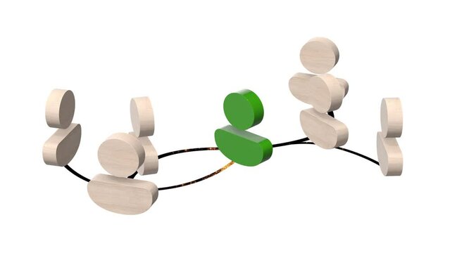 Networking business icons