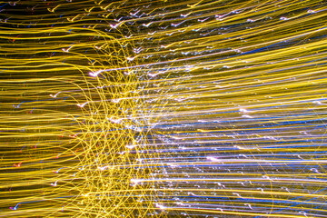 abstract background of color and lines yellow brown white