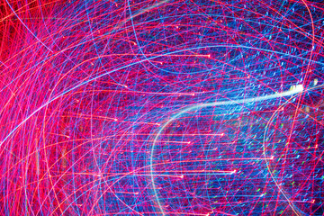 abstract background of color and lines red purple blue