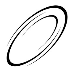 Oval logo shape, frame label design badge fitness simple graphic