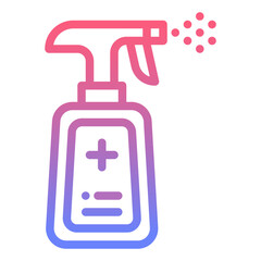 cleaning gradient icon