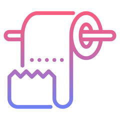 toilet gradient icon