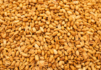 Arachis hypogaea - Organic roasted peanuts in the flea market