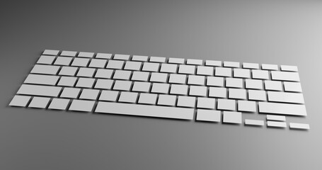 keyboard with background