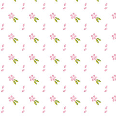 桜花のパターン