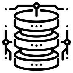 server Outline icon