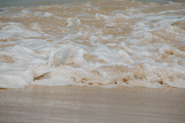 Fototapeta na wymiar waves on the shore