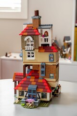 Fototapeta premium Harry Potter 'The Burrow' lego set