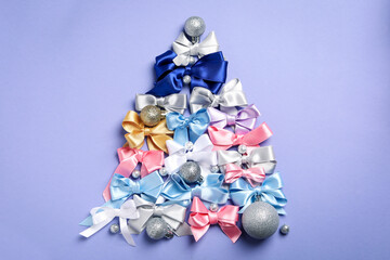 Concept of Happy New Year, Christmas tree