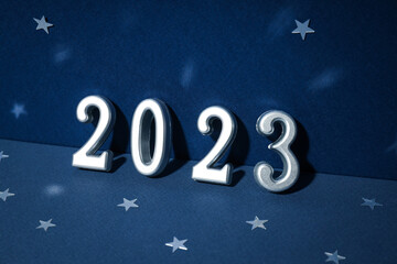 Concept of Change of year 2022 and 2023