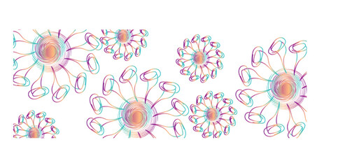 Coronavirus symbol background design. Coronavirus 2019-nCoV. Coronavirus icon isolated