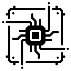 processor Solid icon