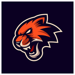 angry jaguar leopard mascot esport logo designs © Top Studio