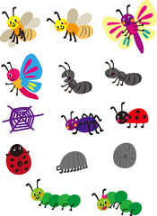 昆虫, 蝶々, 蜂, 蟻, ダンゴムシ, 蜘蛛, てんとう虫, とぶ, 蝶, むし