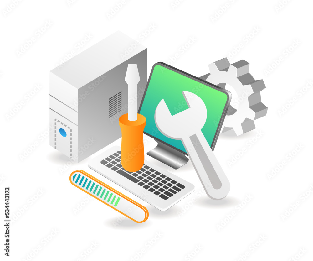 Poster repairing and maintenance of computer applications