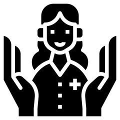 Patient woman icon symbol element
