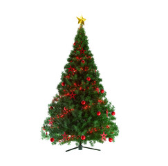 Geschmückter Weihnachtsbaum 