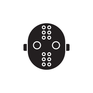 hockey mask vector for website symbol icon presentation