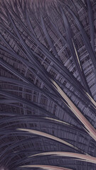 Artistic and imaginative digitally designed abstract 3D fractal background