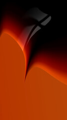 Artistic and imaginative digitally designed abstract 3D fractal background