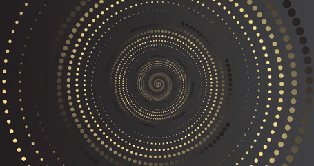 Gradient round circle background. black Abstract background