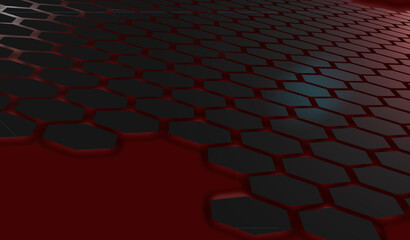 Perspective Dark Hexagon Background. hexagon background pattern