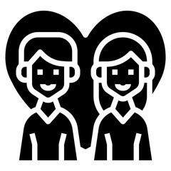 Couple-relationship icon symbol element
