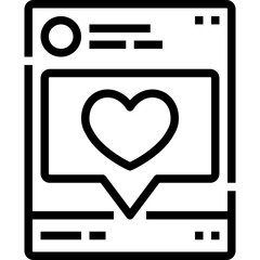 Post icon symbol element