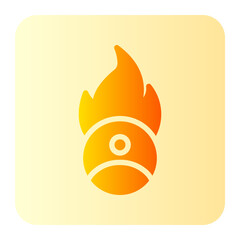 burnout gradient icon